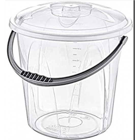 TURK CLEAR BUCKET AND LID 20 LITRE